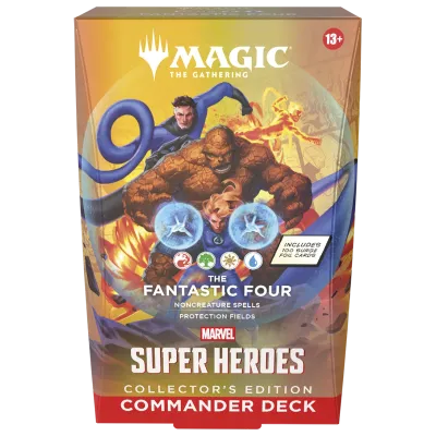Magic - Marvel Super Heroes - Kit 4 packs de Commander Edição de Colecionador Magic - Marvel Super Heroes - Kit 4 packs de Commander Edição de Colecionador
