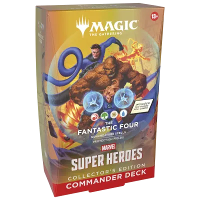 Magic - Marvel Super Heroes - Kit 4 packs de Commander Edição de Colecionador Magic - Marvel Super Heroes - Kit 4 packs de Commander Edição de Colecionador