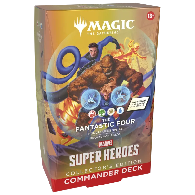 Magic - Marvel Super Heroes - Kit 4 packs de Commander Edição de Colecionador Magic - Marvel Super Heroes - Kit 4 packs de Commander Edição de Colecionador