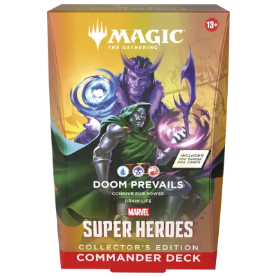 Magic - Marvel Super Heroes - Kit 4 packs de Commander Edição de Colecionador Magic - Marvel Super Heroes - Kit 4 packs de Commander Edição de Colecionador