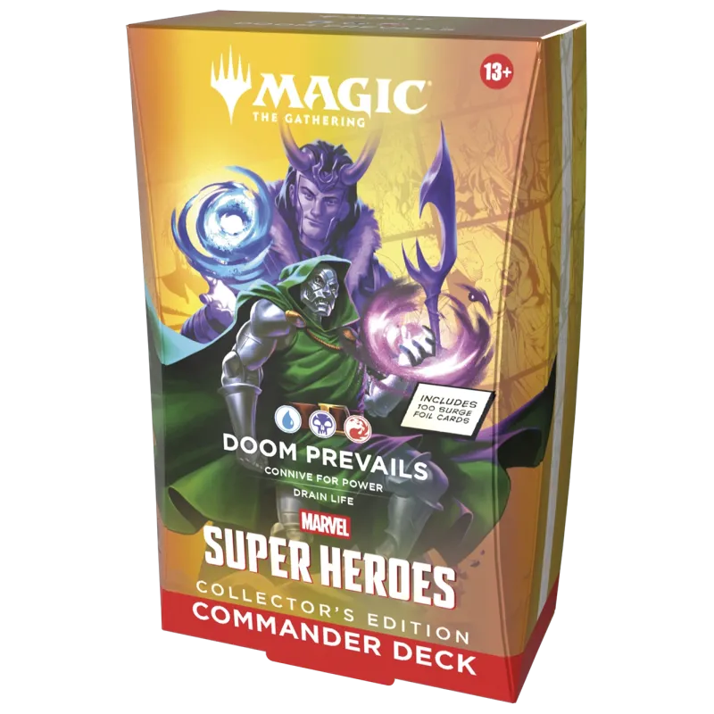 Magic - Marvel Super Heroes - Kit 4 packs de Commander Edição de Colecionador Magic - Marvel Super Heroes - Kit 4 packs de Commander Edição de Colecionador