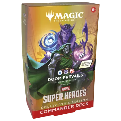 Magic - Marvel Super Heroes - Kit 4 packs de Commander Edição de Colecionador Magic - Marvel Super Heroes - Kit 4 packs de Commander Edição de Colecionador