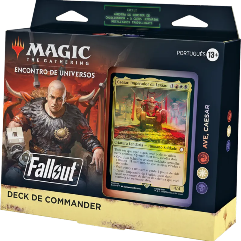 Magic - FallOut - Kit 4 Decks de Commander em Inglês Magic - FallOut - Kit 4 Decks de Commander em Inglês