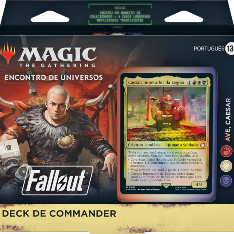 Magic - FallOut - Kit 4 Decks de Commander em Inglês Magic - FallOut - Kit 4 Decks de Commander em Inglês