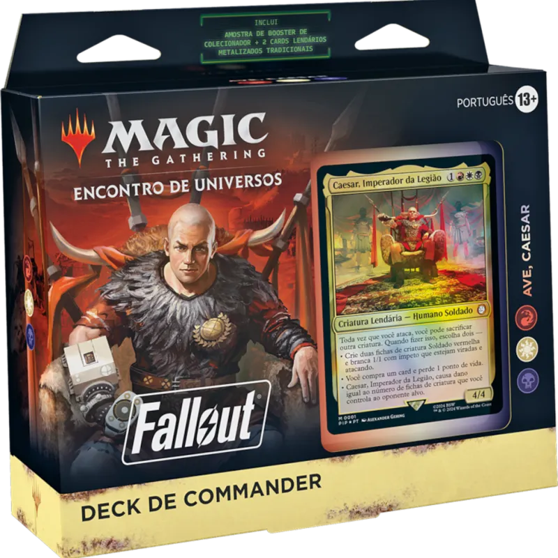 Magic - FallOut - Kit 4 Decks de Commander em Inglês Magic - FallOut - Kit 4 Decks de Commander em Inglês
