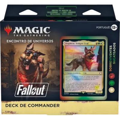Magic - FallOut: Scrappy Survivors - Deck de Commander em Inglês