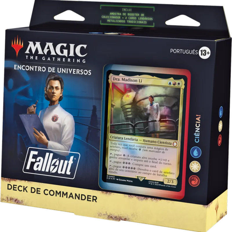 Magic - FallOut - Kit 4 Decks de Commander em Inglês Magic - FallOut - Kit 4 Decks de Commander em Inglês