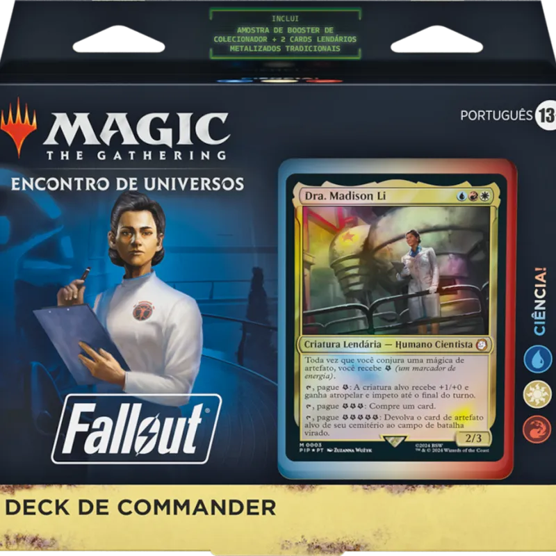 Magic - FallOut - Kit 4 Decks de Commander em Inglês Magic - FallOut - Kit 4 Decks de Commander em Inglês