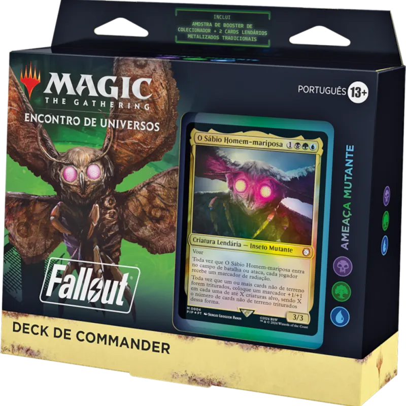 Magic - FallOut - Kit 4 Decks de Commander em Inglês Magic - FallOut - Kit 4 Decks de Commander em Inglês