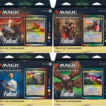 Magic - FallOut - Kit 4 Decks de Commander em Inglês
