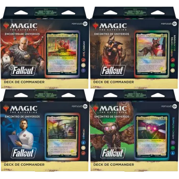 Magic - FallOut - Kit 4 Decks de Commander em Inglês