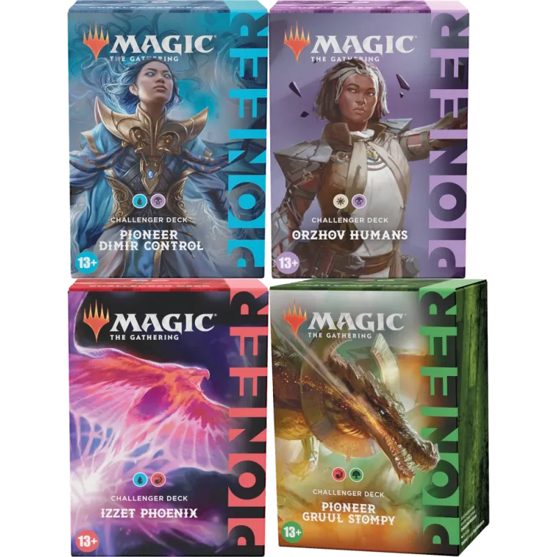 Magic - Pioneer Challenger Decks 2022 - Kit um de cada dos 4 decks