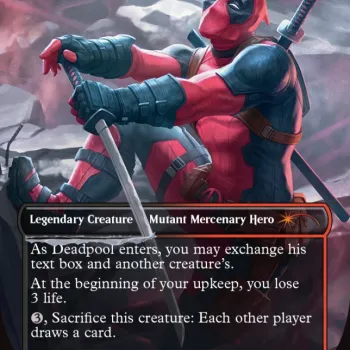 Magic - Secret Lair x Marvel's Deadpool - não foil