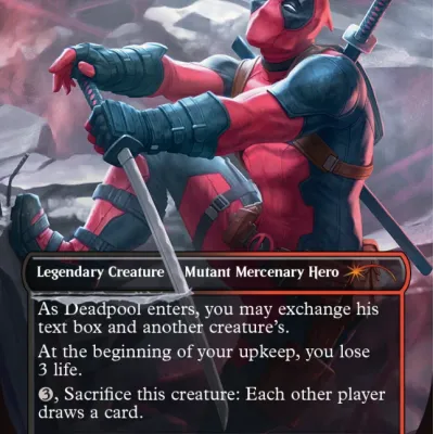 Magic - Secret Lair x Marvel's Deadpool - não foil