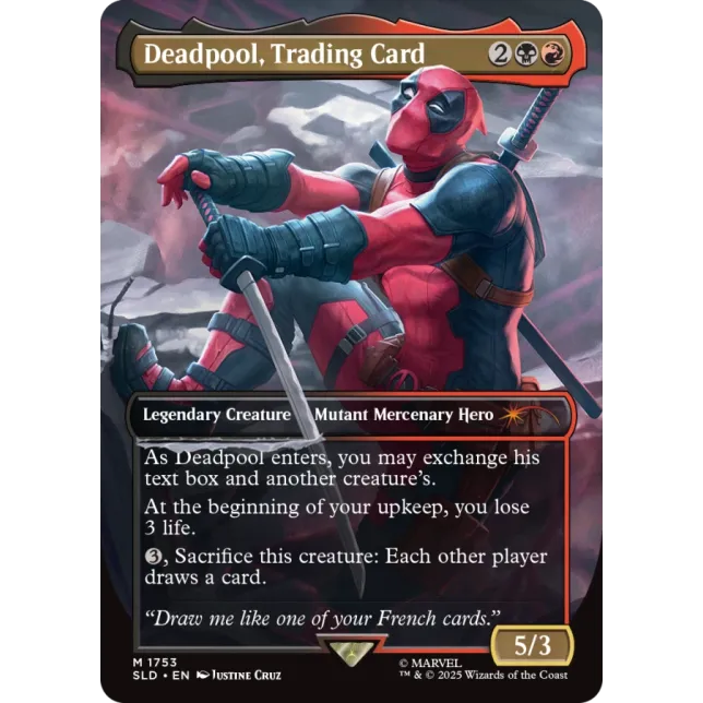 Magic - Secret Lair x Marvel's Deadpool - não foil Magic - Secret Lair x Marvel's Deadpool - não foil