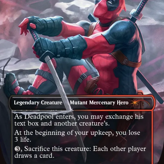 Magic - Secret Lair x Marvel's Deadpool - não foil