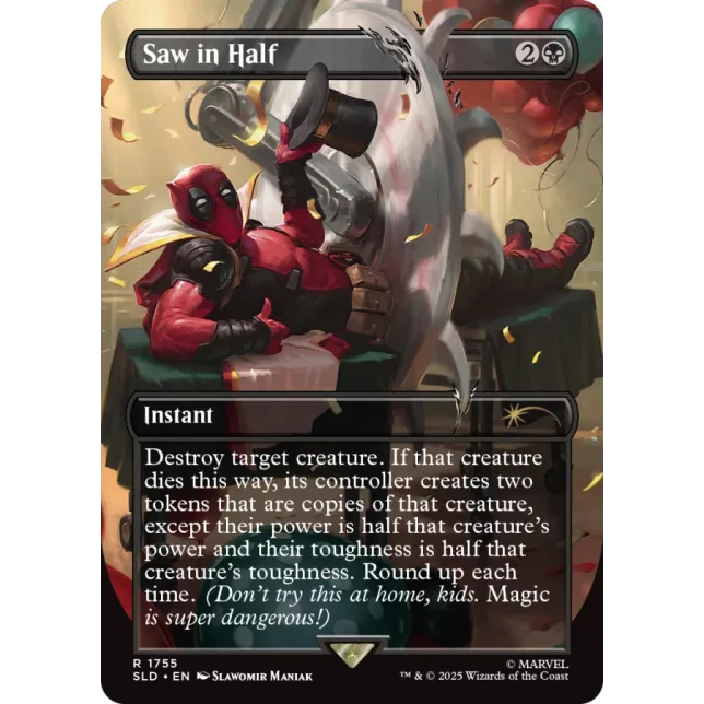 Magic - Secret Lair x Marvel's Deadpool - não foil Magic - Secret Lair x Marvel's Deadpool - não foil