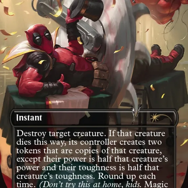 Magic - Secret Lair x Marvel's Deadpool - não foil
