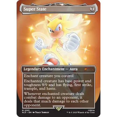 Magic - Secret Lair x Sonic: Friends & Foes - não foil