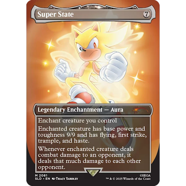 Magic - Secret Lair x Sonic: Friends & Foes - não foil Magic - Secret Lair x Sonic: Friends & Foes - não foil