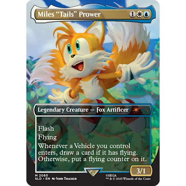 Magic - Secret Lair x Sonic: Friends & Foes - não foil Magic - Secret Lair x Sonic: Friends & Foes - não foil