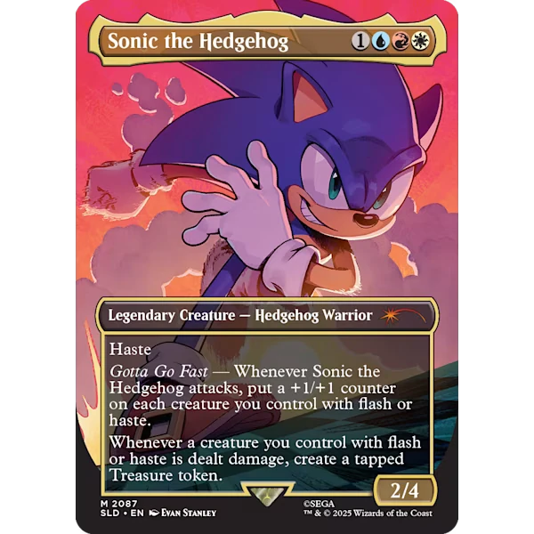 Magic - Secret Lair x Sonic: Friends & Foes - não foil Magic - Secret Lair x Sonic: Friends & Foes - não foil