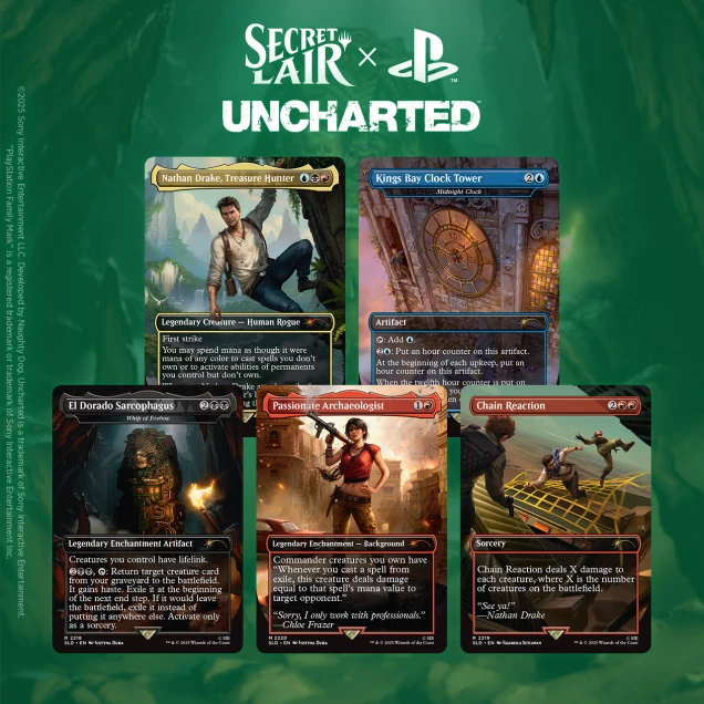 Magic - Secret Lair x Uncharted - não foil