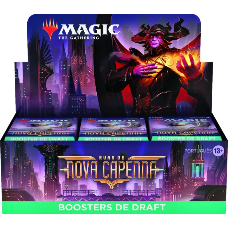 Magic - Ruas de Nova Capenna - Caixa de Booster de Draft em Português Magic - Ruas de Nova Capenna - Caixa de Booster de Draft em Português