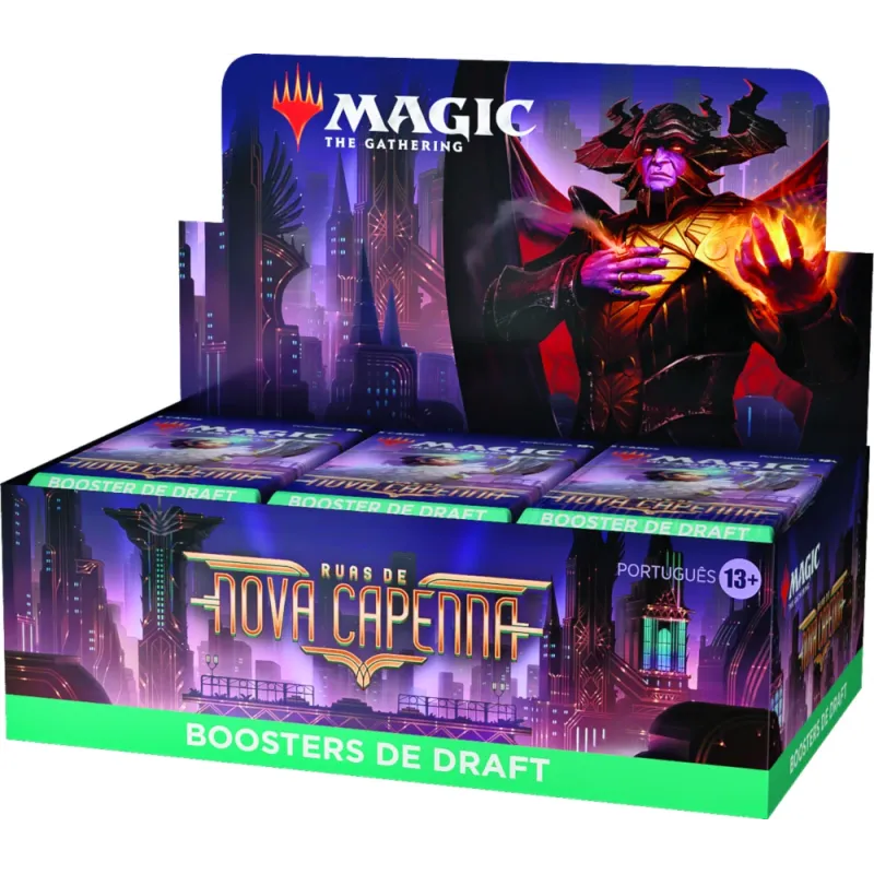 Magic - Ruas de Nova Capenna - Caixa de Booster de Draft em Português Magic - Ruas de Nova Capenna - Caixa de Booster de Draft em Português