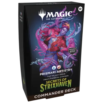 Magic - Secrets of Strixhaven - Deck de Commander em inglês - Prismari Artistry