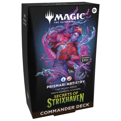 Magic - Secrets of Strixhaven - Deck de Commander em inglês - Prismari Artistry