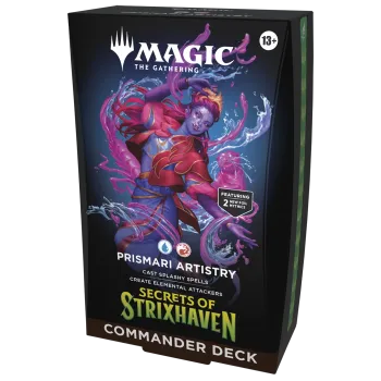Magic - Secrets of Strixhaven - Deck de Commander em inglês - Prismari Artistry