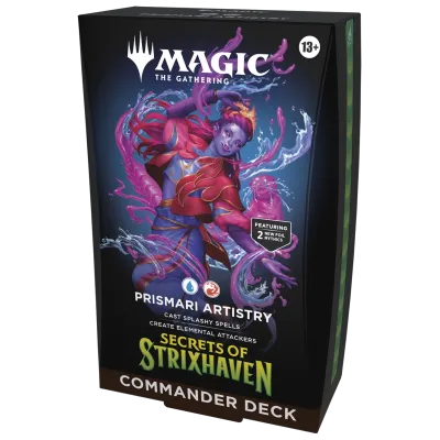 Magic - Secrets of Strixhaven - Deck de Commander em inglês - Prismari Artistry