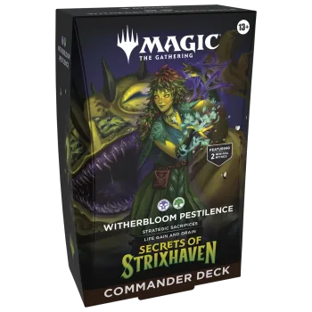 Magic - Secrets of Strixhaven - Deck de Commander em inglês - Witherbloom Pestilence