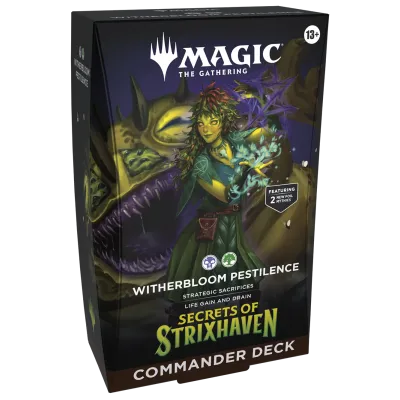 Magic - Secrets of Strixhaven - Deck de Commander em inglês - Witherbloom Pestilence