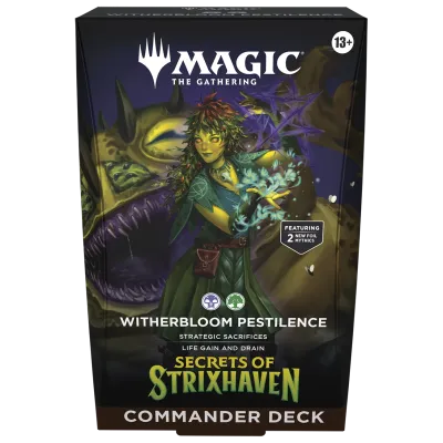Magic - Secrets of Strixhaven - Deck de Commander em inglês - Witherbloom Pestilence