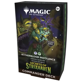 Magic - Secrets of Strixhaven - Deck de Commander em inglês - Witherbloom Pestilence