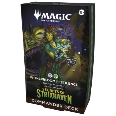 Magic - Secrets of Strixhaven - Deck de Commander em inglês - Witherbloom Pestilence