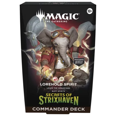 Magic - Secrets of Strixhaven - Deck de Commander em inglês - Lorehold Spirit