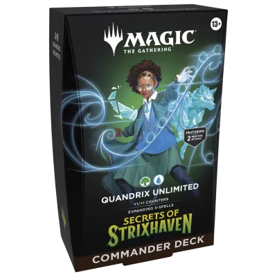 Magic - Secrets of Strixhaven - Deck de Commander em inglês - Quandrix Unlimited