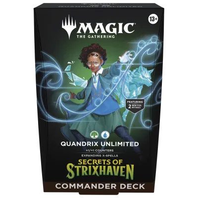 Magic - Secrets of Strixhaven - Deck de Commander em inglês - Quandrix Unlimited
