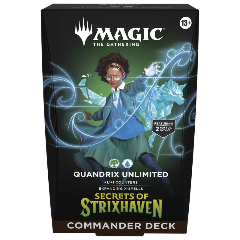 Magic - Secrets of Strixhaven - Deck de Commander em inglês - Quandrix Unlimited