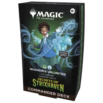 Magic - Secrets of Strixhaven - Deck de Commander em inglês - Quandrix Unlimited