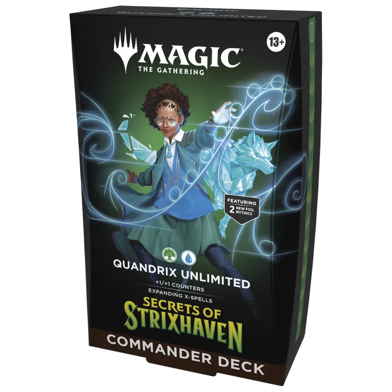 Magic - Secrets of Strixhaven - Deck de Commander em inglês - Quandrix Unlimited