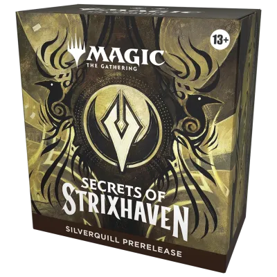 Magic - Secrets of Strixhaven - Kit de Pré Lançamento em Inglês - Silverquill
