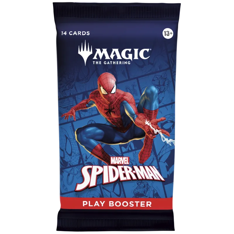 Magic - Marvel's Spider-Man - Play Booster (Lançamento dia 26/09/2025) Magic - Marvel's Spider-Man - Play Booster (Lançamento dia 26/09/2025)