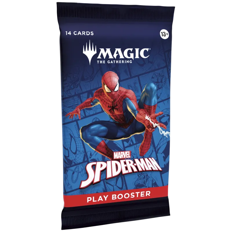 Magic - Marvel's Spider-Man - Play Booster (Lançamento dia 26/09/2025) Magic - Marvel's Spider-Man - Play Booster (Lançamento dia 26/09/2025)