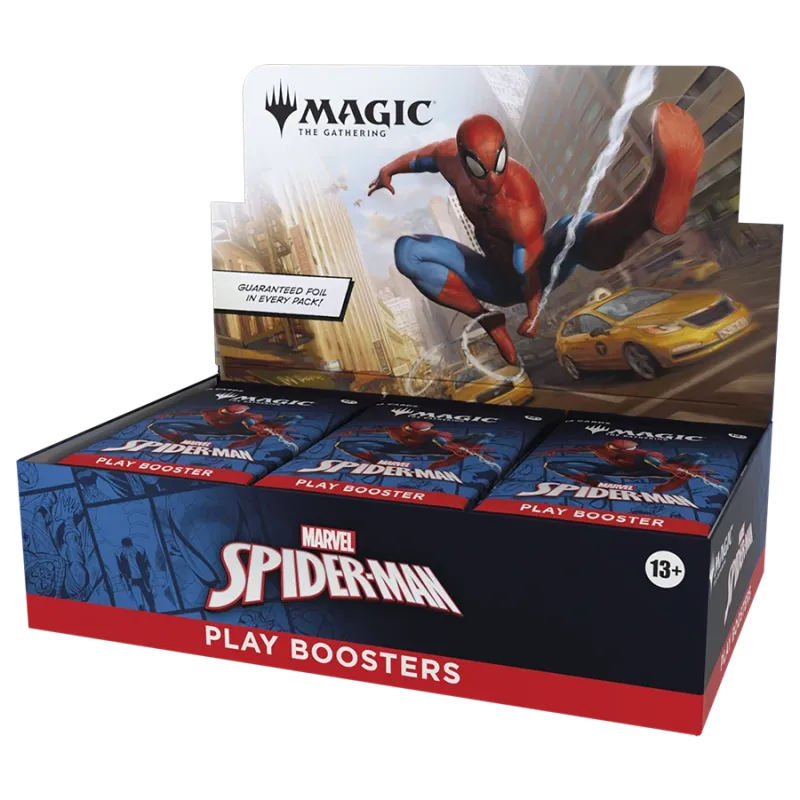 Magic - Marvel's Spider-Man - Play Booster Box (Lançamento dia 26/09/2025) Magic - Marvel's Spider-Man - Play Booster Box (Lançamento dia 26/09/2025)