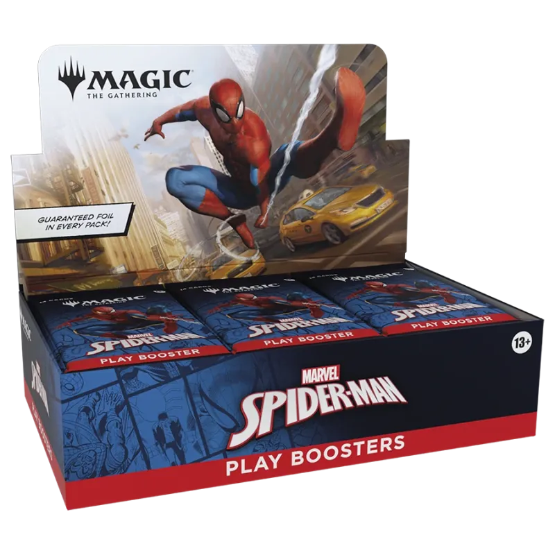 Magic - Marvel's Spider-Man - Play Booster Box (Lançamento dia 26/09/2025) Magic - Marvel's Spider-Man - Play Booster Box (Lançamento dia 26/09/2025)