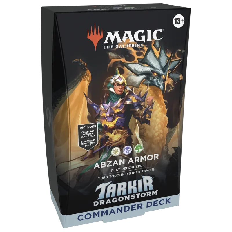 Magic - Tarkir Dragonstorm: Abzan Armor - Deck de Commander em Inglês Magic - Tarkir Dragonstorm: Abzan Armor - Deck de Commander em Inglês